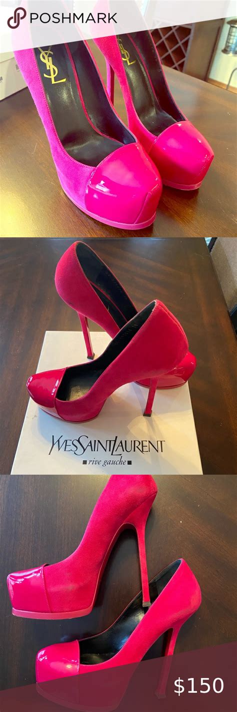 ysl tribute too pumps|ysl kitten heels.